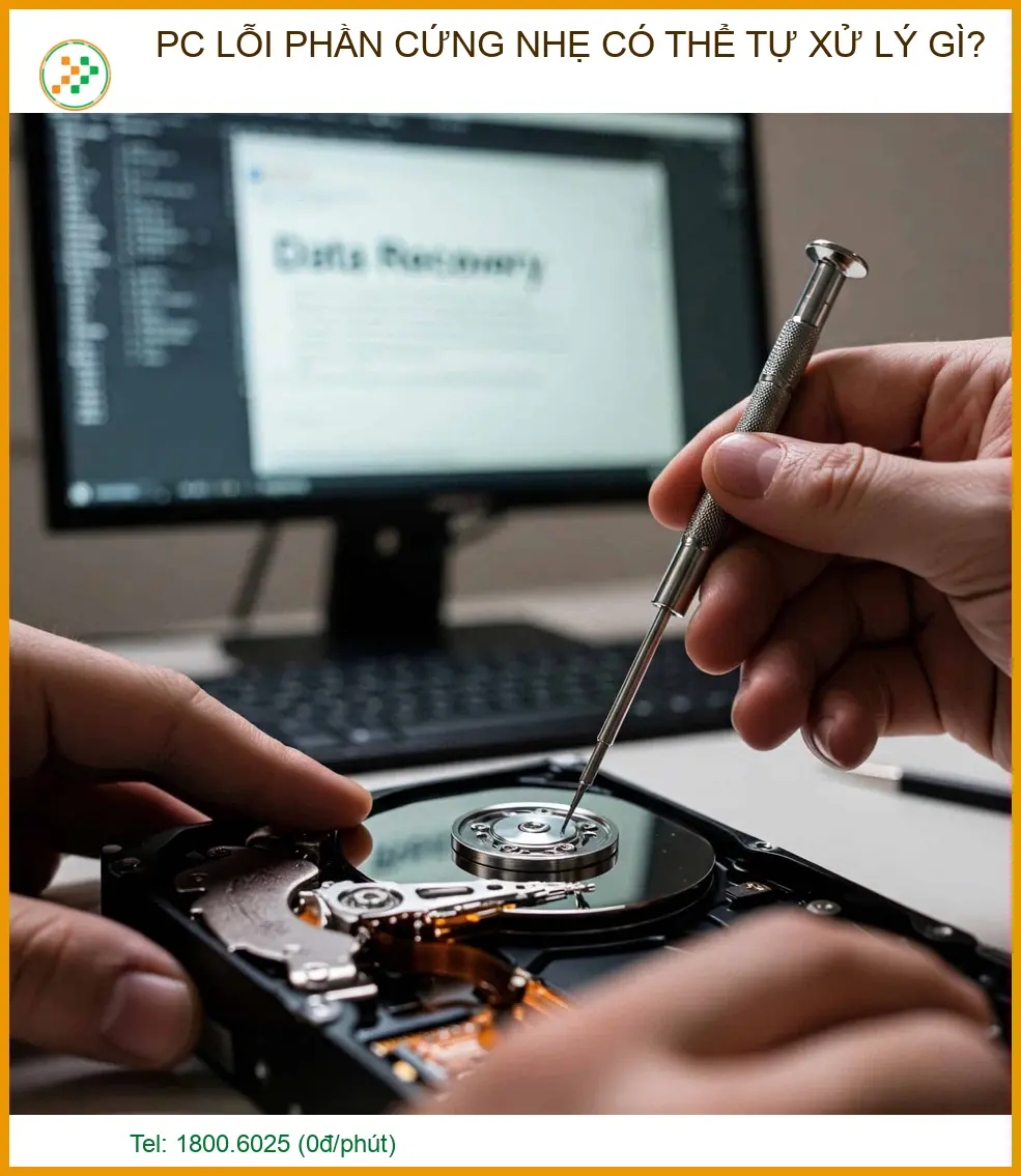 PC lỗi phần cứng nhẹ: Hướng dẫn tự khắc phục từ chuyên gia kỹ thuật