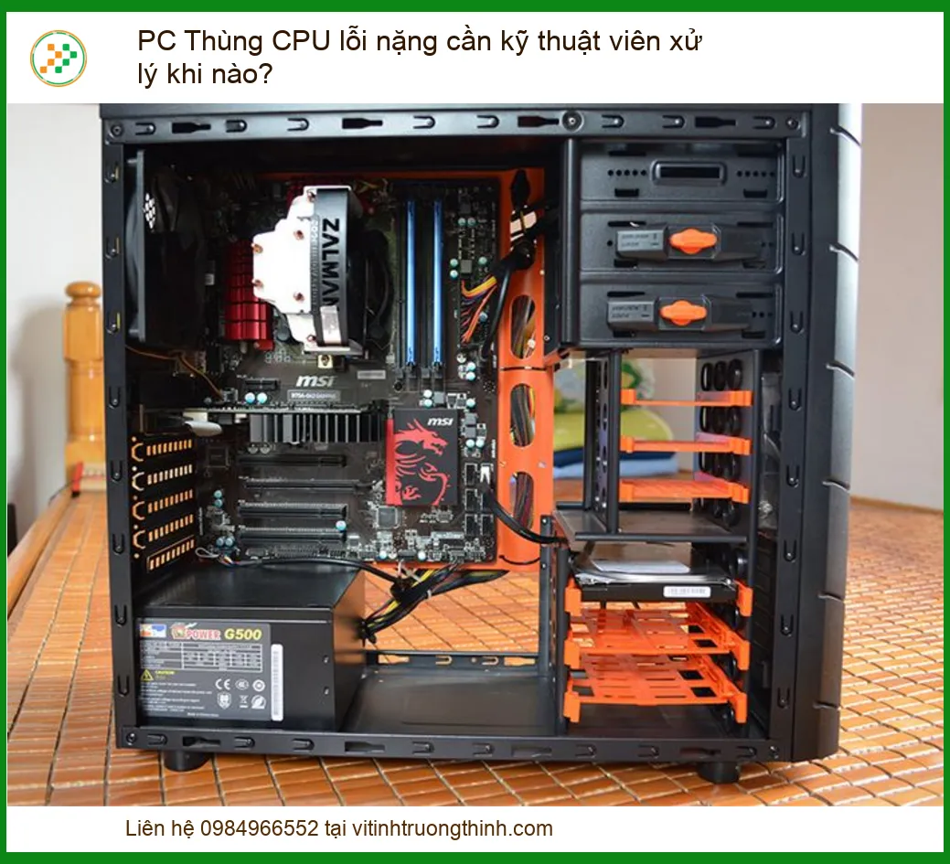 PC Thùng CPU Lỗi Nặng Cần Kỹ Thuật Viên Xử Lý Khi Nào? Chuyên Gia Giải Đáp!