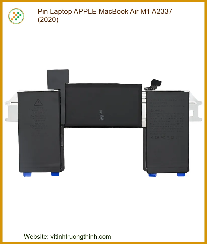 Pin Laptop APPLE MacBook Air M1 A2337 (2020) - Thay Lấy Liền, Bảo Hành Uy Tín