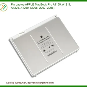Pin Laptop Apple Macbook Pro A1150, A1211, A1226, A1260 – Trung Tâm Thay Thế Uy Tín Tphcm