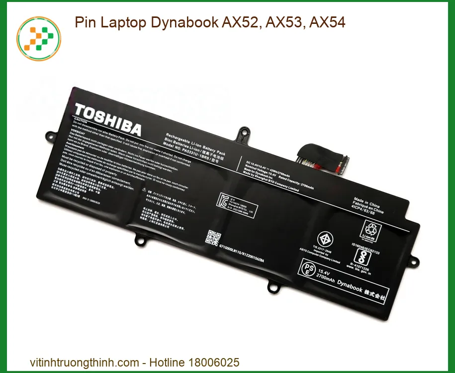 Pin Laptop Dynabook AX52, AX53, AX54 - Địa chỉ thay lấy ngay tại TPHCM