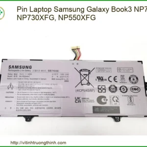 Pin Laptop Samsung Galaxy Book3 NP750XFG, NP730XFG, NP550XFG – Giải Pháp Thay Thế Chính Hãng, Tối Ưu Hiệu Suất