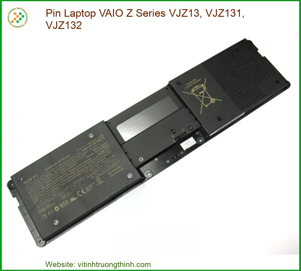 Pin Laptop VAIO Z Series VJZ13, VJZ131, VJZ132 Chính Hãng, Mới 100% – Dịch Vụ Thay Tận Nơi, Bảo Hành Chuẩn Quy Trình