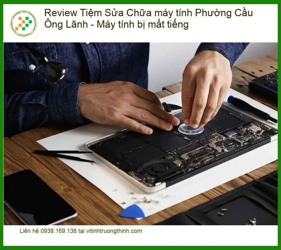 Sửa máy tính mất tiếng Phường Cầu Ông Lãnh - Tiệm uy tín lấy liền