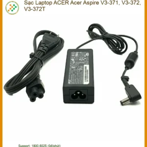 Sạc Laptop ACER Acer Aspire V3-371, V3-372, V3-372T – Thay Thế, Sửa Chữa Nhanh Chóng, An Toàn