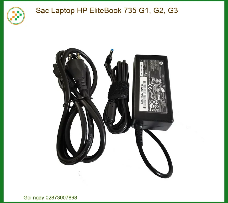 Sạc Laptop HP EliteBook 735 G1, G2, G3 Zin | Thay Mới Tận Nơi, Bảo Hành Uy Tín