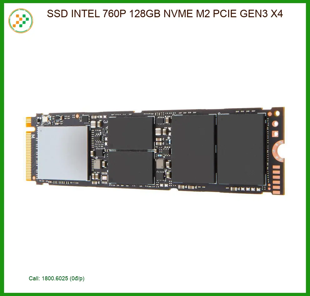 Ổ cứng SSD NVME INTEL 760P 128GB M2 PCIe | Lắp Đặt Tại TPHCM - Nhanh Chóng