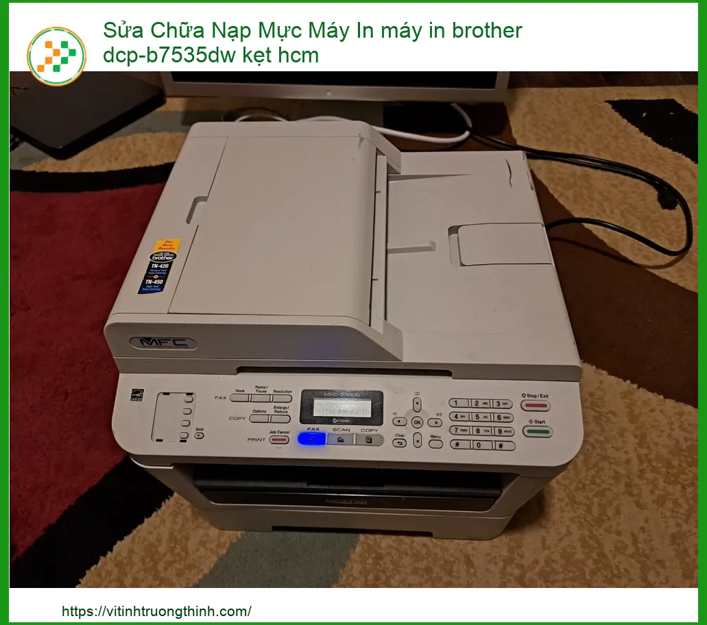 Máy in Brother DCP-B7535DW kẹt giấy, hết mực: Địa chỉ sửa chữa, nạp mực uy tín tại TP.HCM