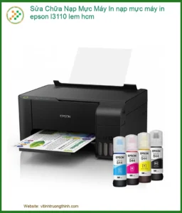 Máy in Epson L3110 bị lem mực: Giải pháp sửa chữa nạp mực tận nơi tại TPHCM