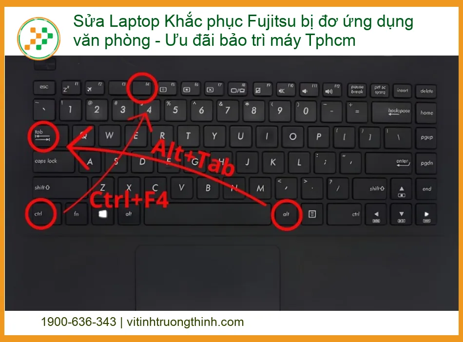 Laptop Fujitsu bị đơ ứng dụng văn phòng - Khắc phục nhanh chóng, hiệu quả tại TPHCM