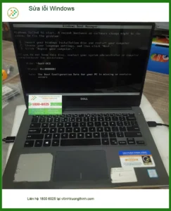 Chú Hùng chủ quán cà phê khắc phục lỗi Windows Quận Tân Bình không khởi động