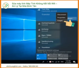 Sửa máy tính không kết nối Wifi – Giải pháp chuyên nghiệp tại Bình Tân