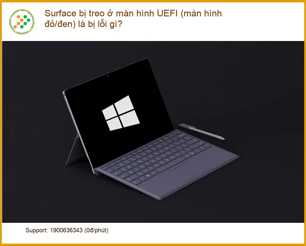 Surface bị treo ở màn hình UEFI là lỗi gì - Trung tâm hỗ trợ gần đây