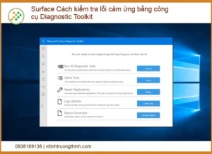 Hướng Dẫn Chi Tiết Cách Kiểm Tra Lỗi Cảm Ứng Bằng Công Cụ Diagnostic Toolkit