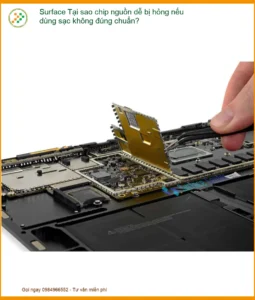 Tại sao chip nguồn dễ bị hỏng nếu dùng sạc không đúng chuẩn? Địa chỉ Sửa Chip Nguồn Laptop Uy Tín