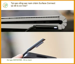 Surface Tại sao cổng sạc nam châm Connect oxi hóa – Trung tâm sửa uy tín