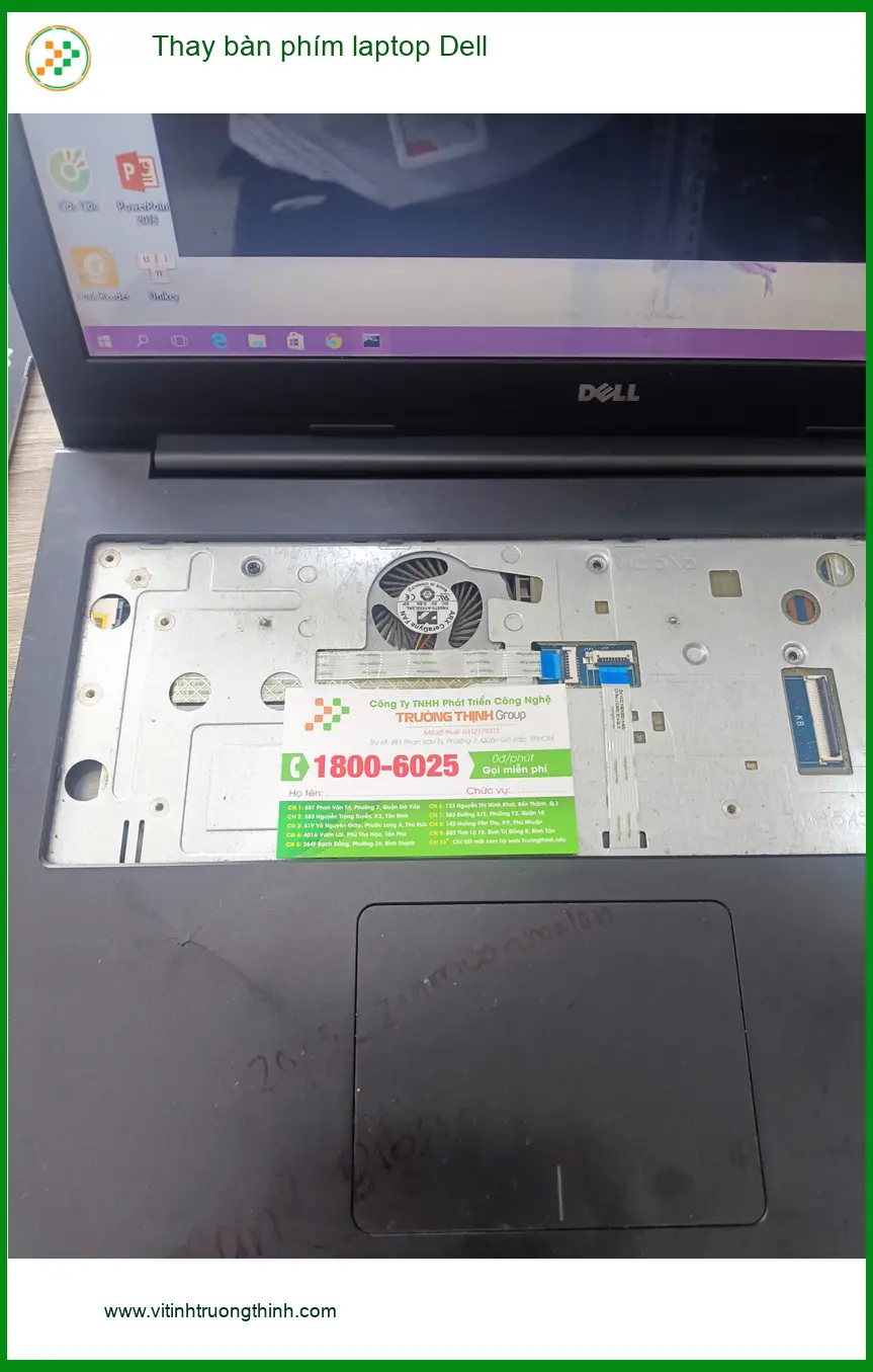 Anh Khoa hài lòng khi thay bàn phím laptop Dell Quận Tân Phú