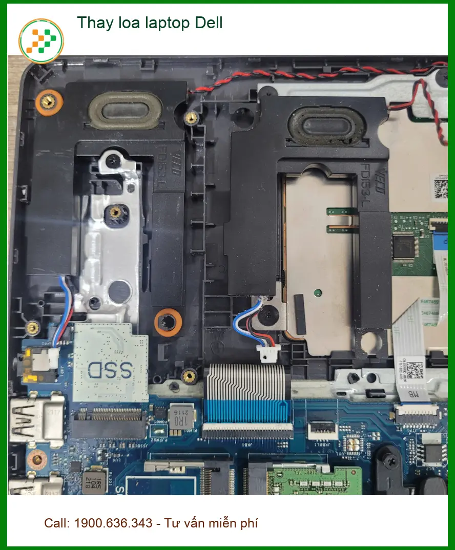 Dịch vụ Thay loa laptop Dell Quận Tân Bình - Chị Thảo kế toán review ảnh thực tế 1