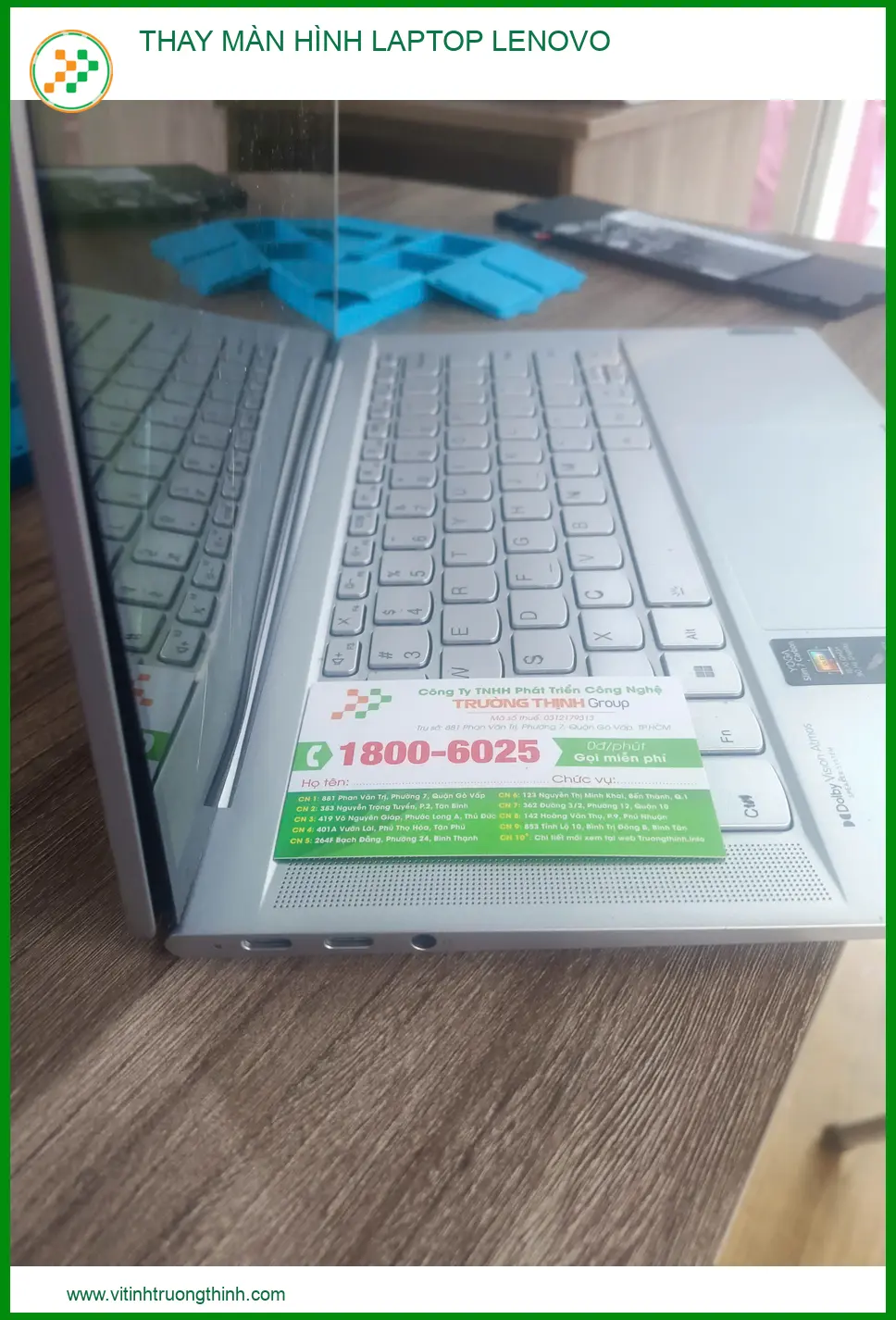 Chuyện khách hàng thay màn hình laptop Lenovo tại Tân Phú: Từ lo âu đến hài lòng