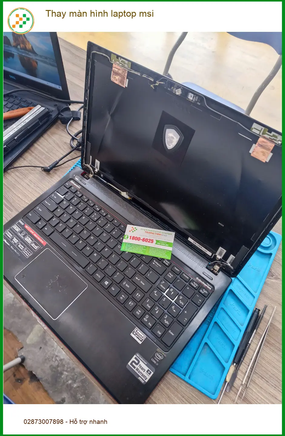 Anh Dũng review trung tâm thay màn hình laptop msi Quận Tân Phú