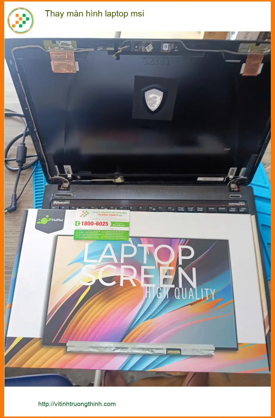 Anh Dũng review trung tâm thay màn hình laptop msi Quận Tân Phú ảnh thực tế 1