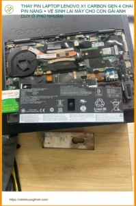 Anh Minh Khang thay pin laptop Lenovo X1 Carbon Gen 4 – Trung tâm lấy liền Phú Nhuận