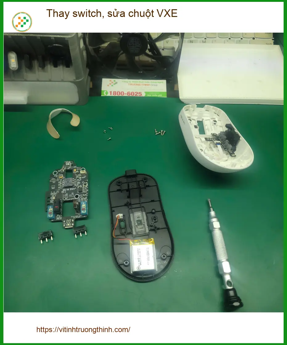Dịch vụ Thay switch, sửa chuột VXE Quận Tân Bình - Chị Mai review