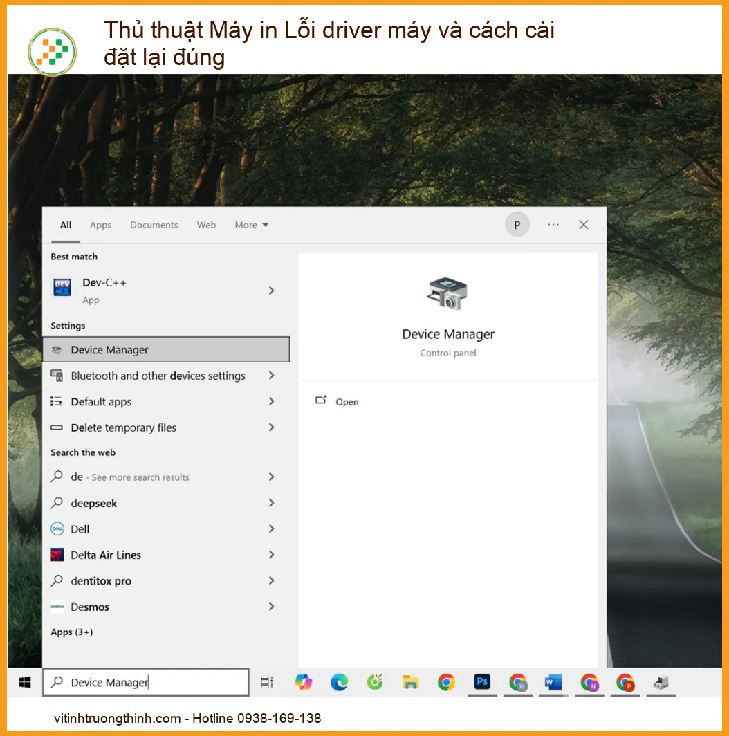 Lỗi driver máy in và cách cài đặt lại đúng - Dịch vụ sửa chữa uy tín
