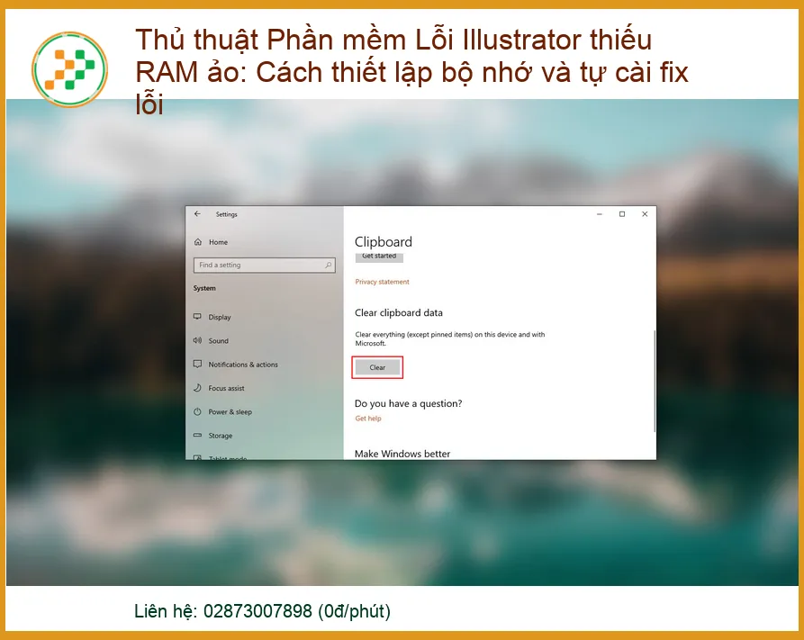 Lỗi Illustrator thiếu RAM ảo: Cách thiết lập bộ nhớ và tự cài fix lỗi hiệu quả