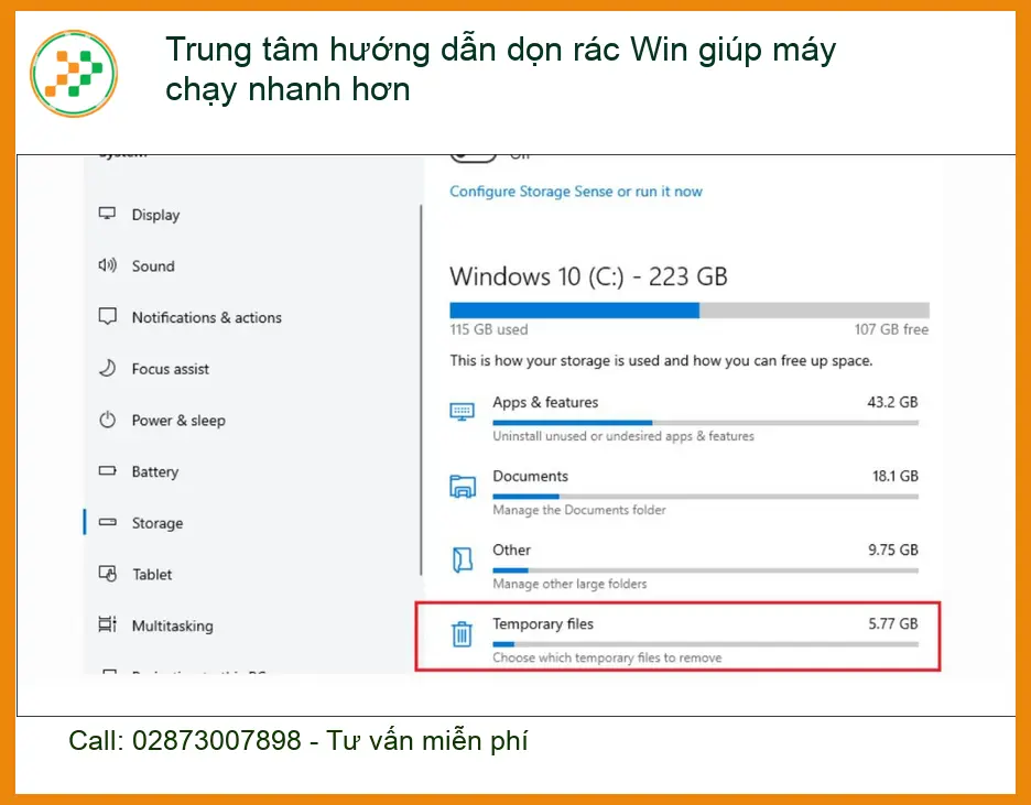 Windows Trung tâm hướng dẫn dọn rác Win giúp máy chạy nhanh hơn - Tự xử lý tại nhà