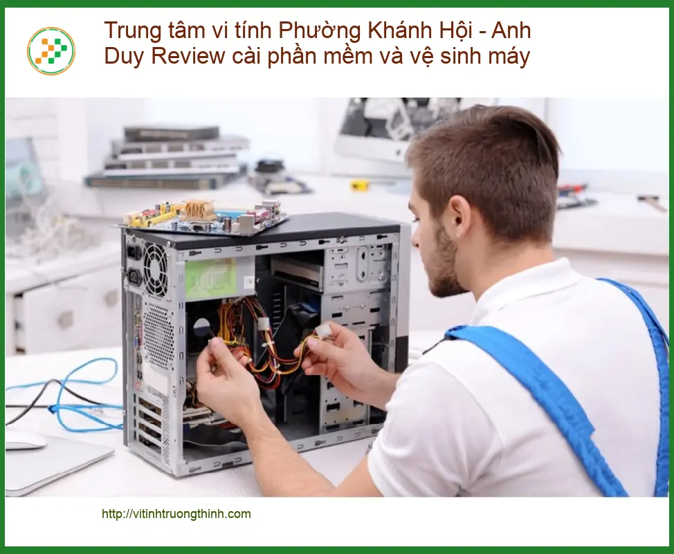 Laptop Trung tâm vi tính Phường Khánh Hội cài phần mềm - Tư vấn chuyên gia