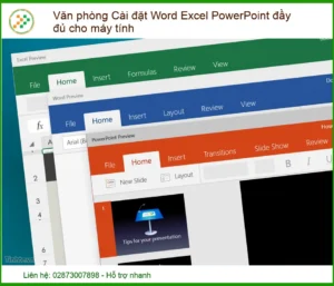 Máy tính chưa có Word Excel PowerPoint? – Dịch vụ Cài đặt Office Chuyên nghiệp, Nhanh chóng