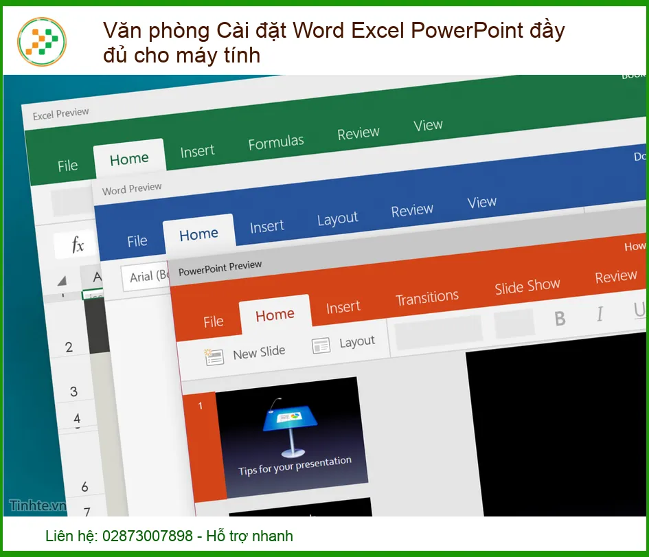 Máy tính chưa có Word Excel PowerPoint? - Dịch vụ Cài đặt Office Chuyên nghiệp, Nhanh chóng