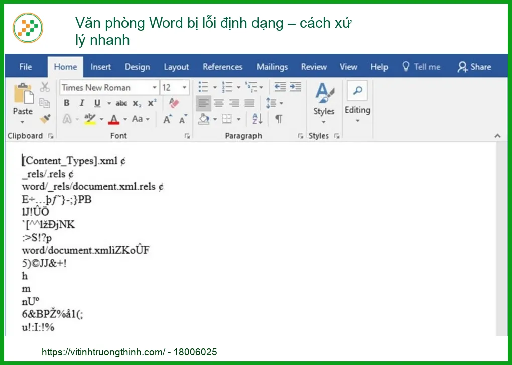 Văn phòng Word bị lỗi định dạng – Cách xử lý nhanh và hiệu quả nhất