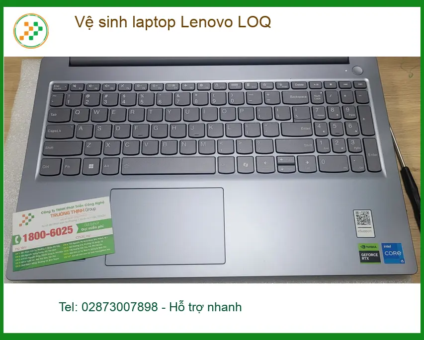 Anh Quang IT tìm dịch vụ vệ sinh laptop Lenovo LOQ Quận Bình Tân uy tín