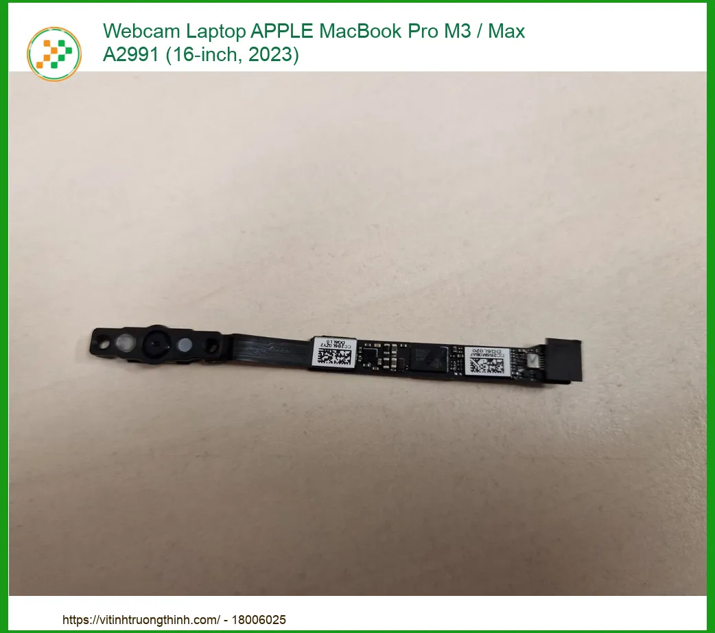 Webcam Laptop APPLE MacBook Pro M3 / Max A2991 (16-inch) - Dịch vụ thay lấy ngay TPHCM