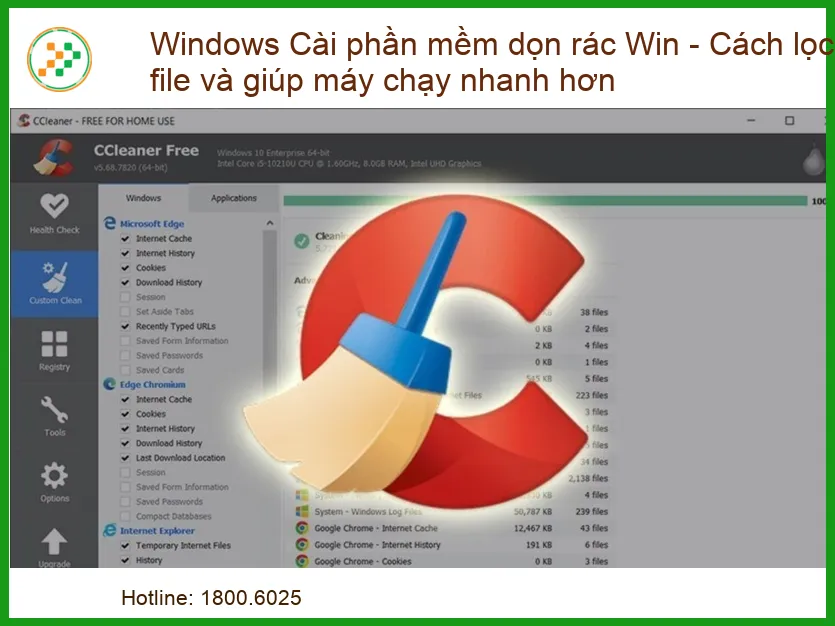 Windows Cài phần mềm dọn rác Win - Cách lọc file và giúp máy chạy nhanh hơn: Hướng Dẫn Toàn Diện Từ A-Z