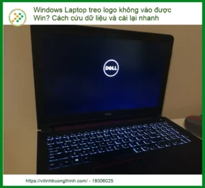 Windows Laptop Treo Logo Không Vào Được Win? Cứu Dữ Liệu & Cài Lại Nhanh Chóng!