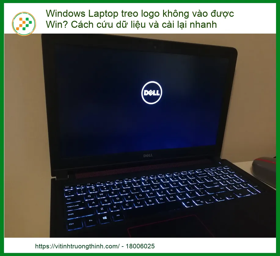 Windows Laptop Treo Logo Không Vào Được Win? Cứu Dữ Liệu & Cài Lại Nhanh Chóng!