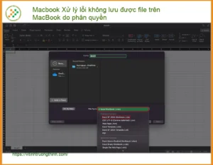 Macbook Xử Lý Lỗi Không Lưu Được File Do Phân Quyền: Hướng Dẫn Chi Tiết Từ Chuyên Gia