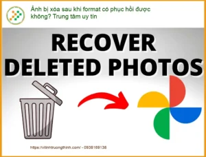 Khôi Phục Dữ Liệu Ảnh bị xóa sau format? – Cứu dữ liệu uy tín