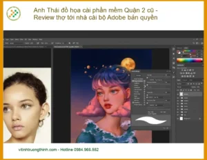 Laptop Anh Thái đồ họa cài phần mềm Q2 cũ – Thợ tới nhà cài Adobe bản quyền