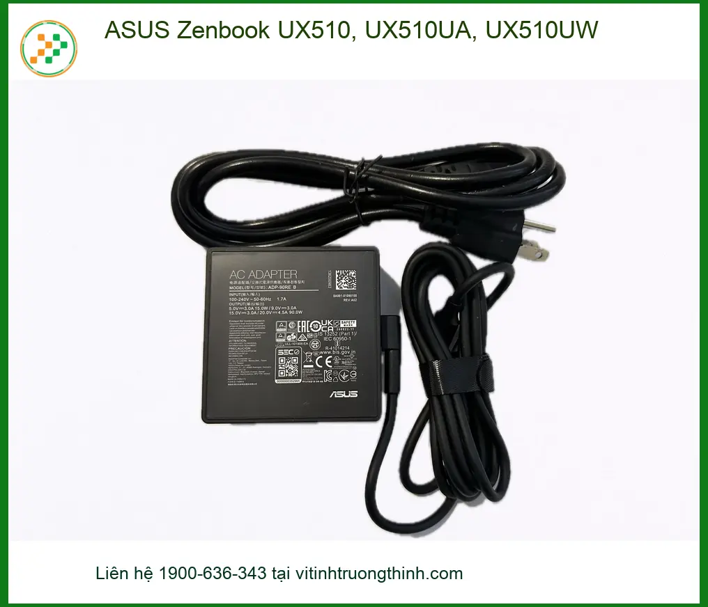 Sạc Laptop ASUS Zenbook UX510/UA/UW - Giá Rẻ TPHCM, Lấy Ngay Tại Cửa Hàng