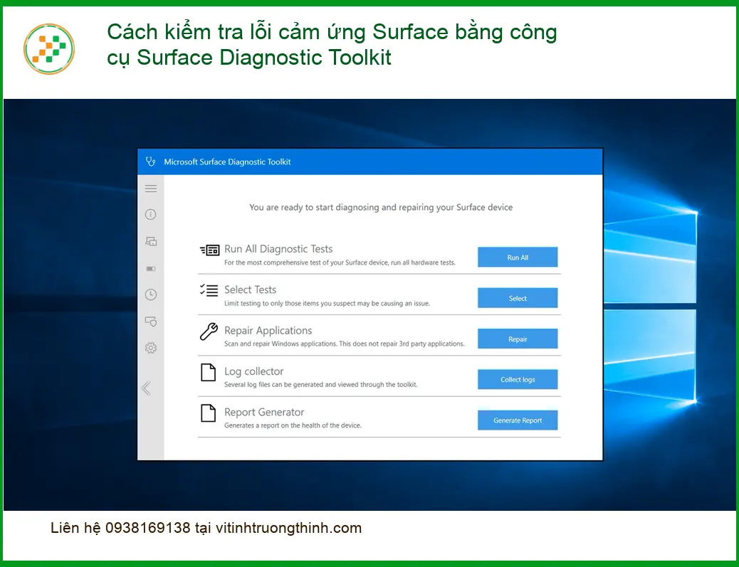 Cách kiểm tra lỗi cảm ứng Surface - Trung tâm hỗ trợ gần đây