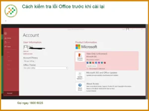 Văn phòng Cách kiểm tra lỗi Office trước khi cài lại – Hướng dẫn tự xử lý
