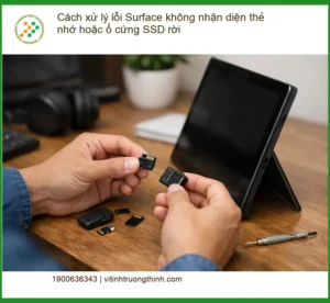 Cách xử lý lỗi không nhận diện thẻ nhớ/SSD rời – Trung tâm hỗ trợ TPHCM