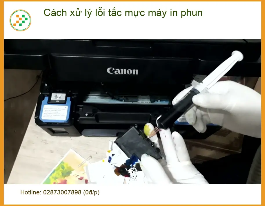 Thủ thuật Máy in Cách xử lý lỗi tắc mực máy phun - Cách tự xử lý tại nhà