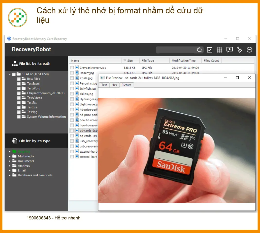 Khôi Phục Dữ Liệu Thẻ Nhớ Bị Format Nhầm - Trung Tâm Cứu Dữ Liệu Uy Tín