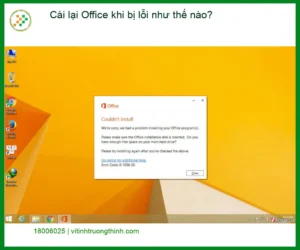 Văn phòng Cài lại Office khi bị lỗi – Cách tự xử lý tại nhà