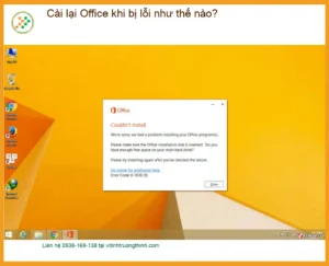 Văn phòng Cài lại Office khi bị lỗi – Cách tự xử lý tại nhà